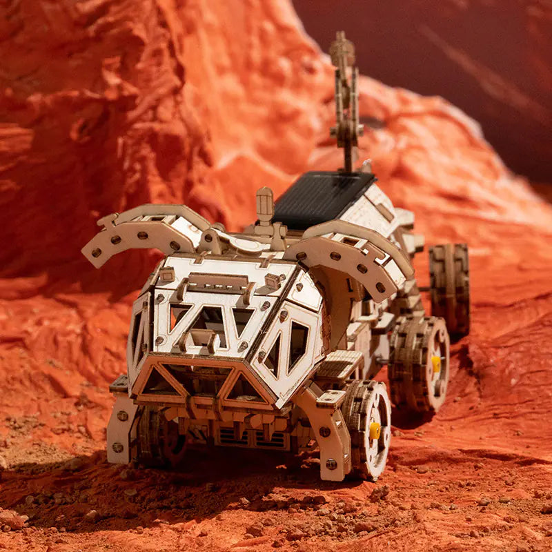Mars Rover – Solar‑Powered 3D Wooden Mechanical Model (Ages 12+, Collectible Space Explorer)