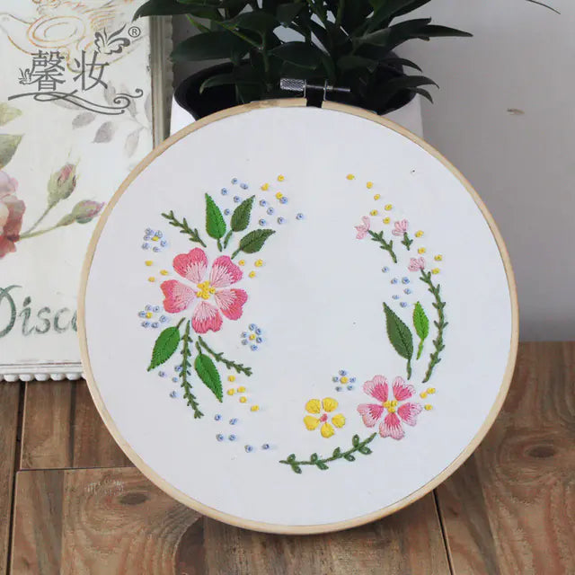 Botanical Flower Embroidery DIY Kit – 6 Garden‑Inspired Designs for Beginners & Beyond