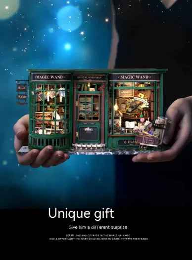 Magical Wand Shop DIY Miniature Kit | Wizarding Alley Storefront