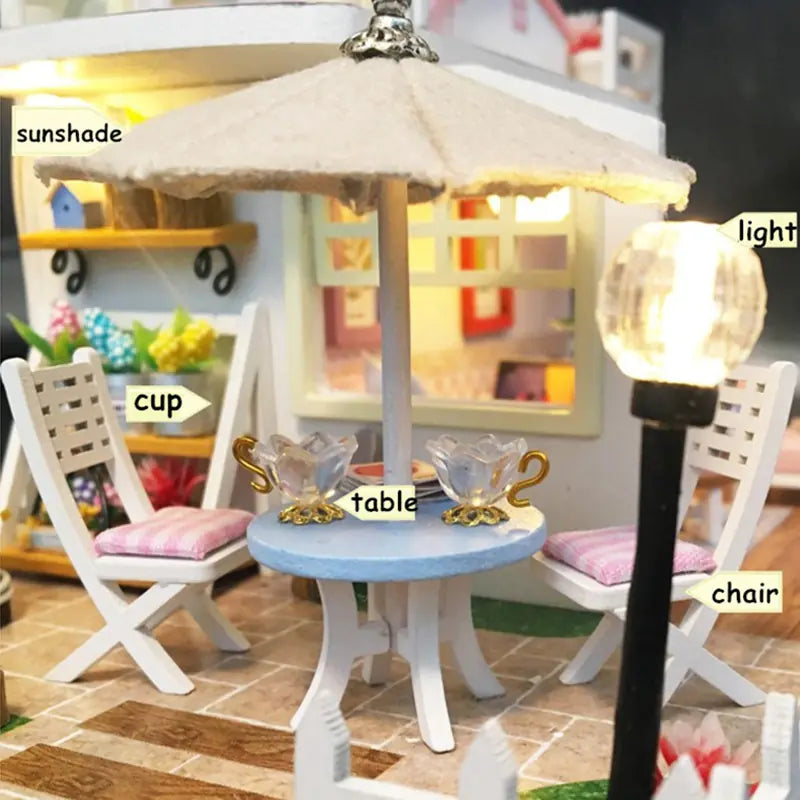Pink Loft Cottage DIY Miniature Kit | Cute & Cozy Dream House