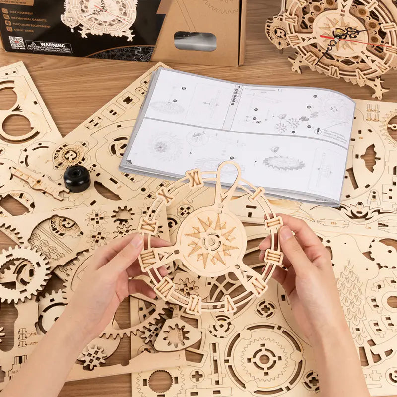 DIY Mechanical Owl Clock | Functional 3D Wooden Puzzle