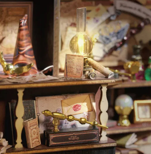 Magical Wand Shop DIY Miniature Kit | Wizarding Alley Storefront