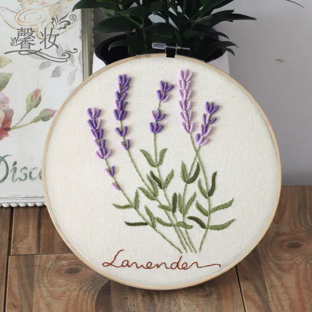 Botanical Flower Embroidery DIY Kit – 6 Garden‑Inspired Designs for Beginners & Beyond