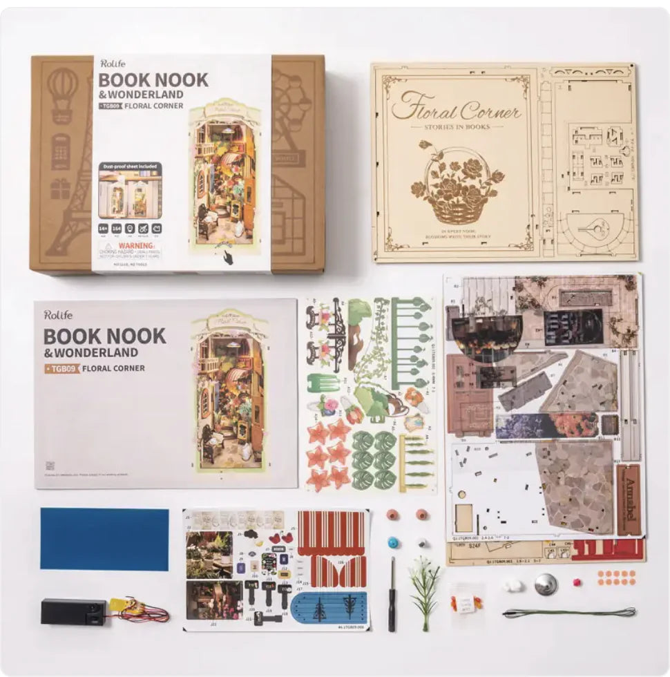 Annabel's Flower Shop Book Nook Kit 🌸 | Build a Blooming Miniature Masterpiece