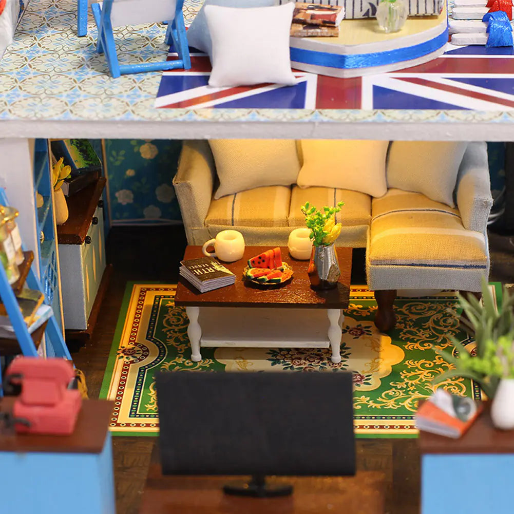 Coastal Loft DIY Miniature House Kit | Breezy British Seaside Villa