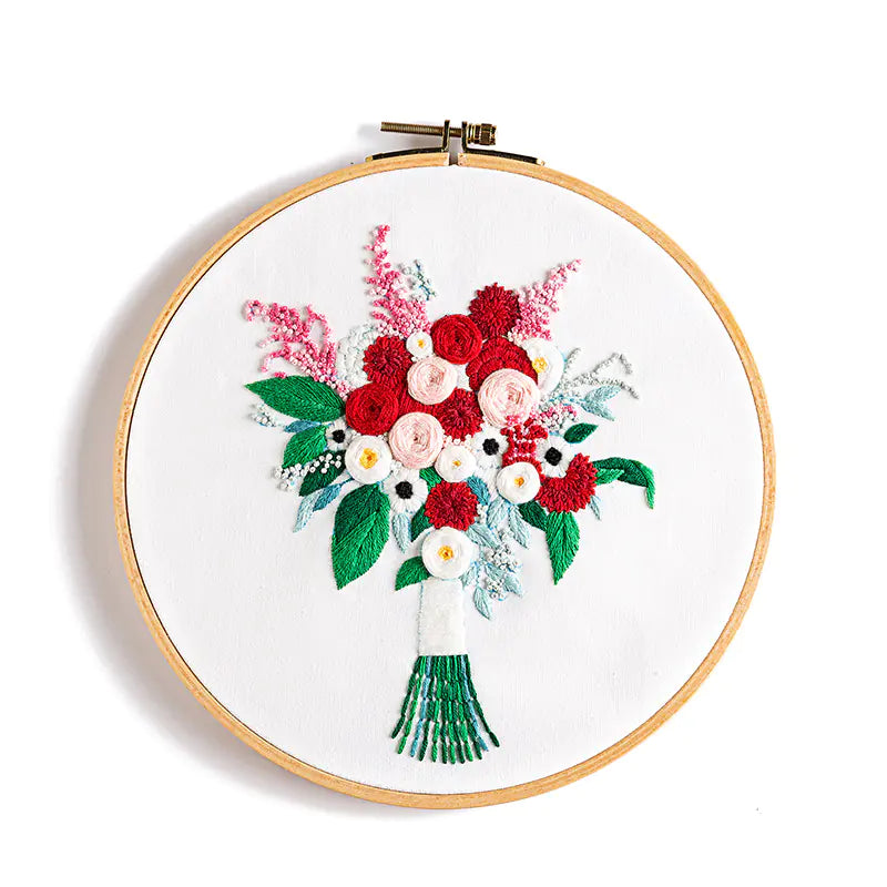 π¨ Hand Embroidery DIY Material Kit β Decorative Painting Series (9 Artistic Variants)