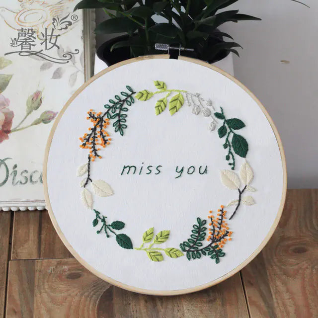Botanical Flower Embroidery DIY Kit – 6 Garden‑Inspired Designs for Beginners & Beyond