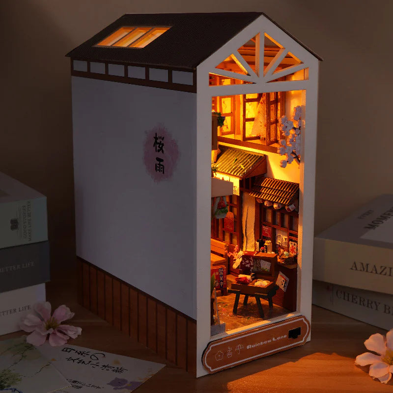 Alley After the Rain DIY Book Nook | Rainbow Lane Miniature Kit