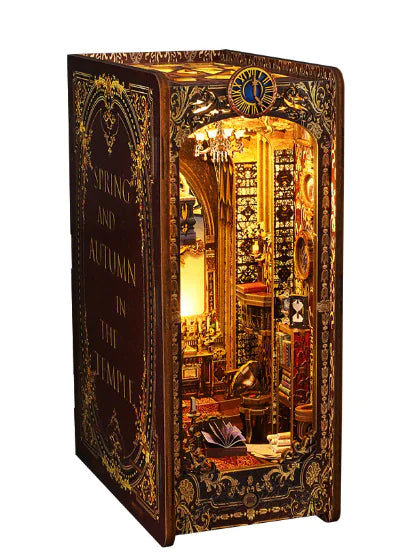 DIY Hut Covenant Church – 3D Diorama Book Nook with Music & LED | Hand‑Assemble Miniature Church Scene