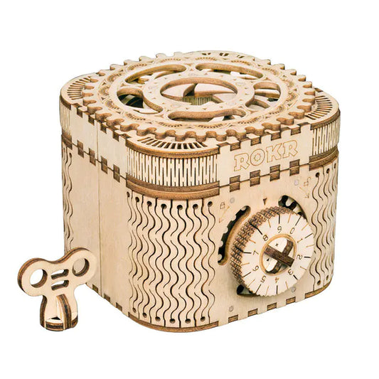 Password Box Projector – 3D Wooden Puzzle Model Kit (123 Pieces, Ages 14+)