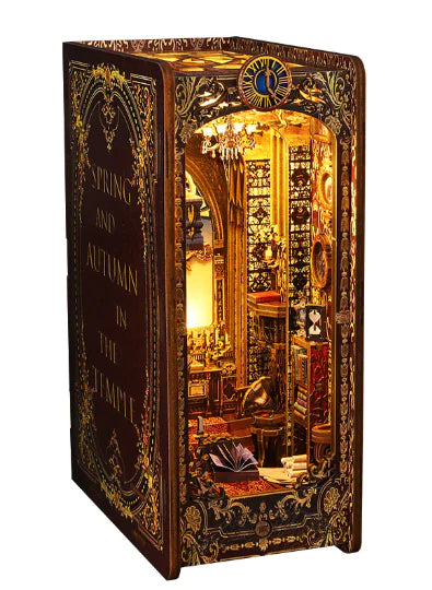 DIY Hut Covenant Church – 3D Diorama Book Nook with Music & LED | Hand‑Assemble Miniature Church Scene