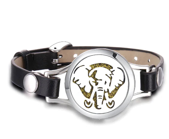 Essential Oil Aromatherapy Bracelet with Magnetic Closure