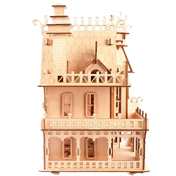 Dream Villa – Luxury 3D Wooden Puzzle Architectural Model (Ages 12+, Statement Display Piece)