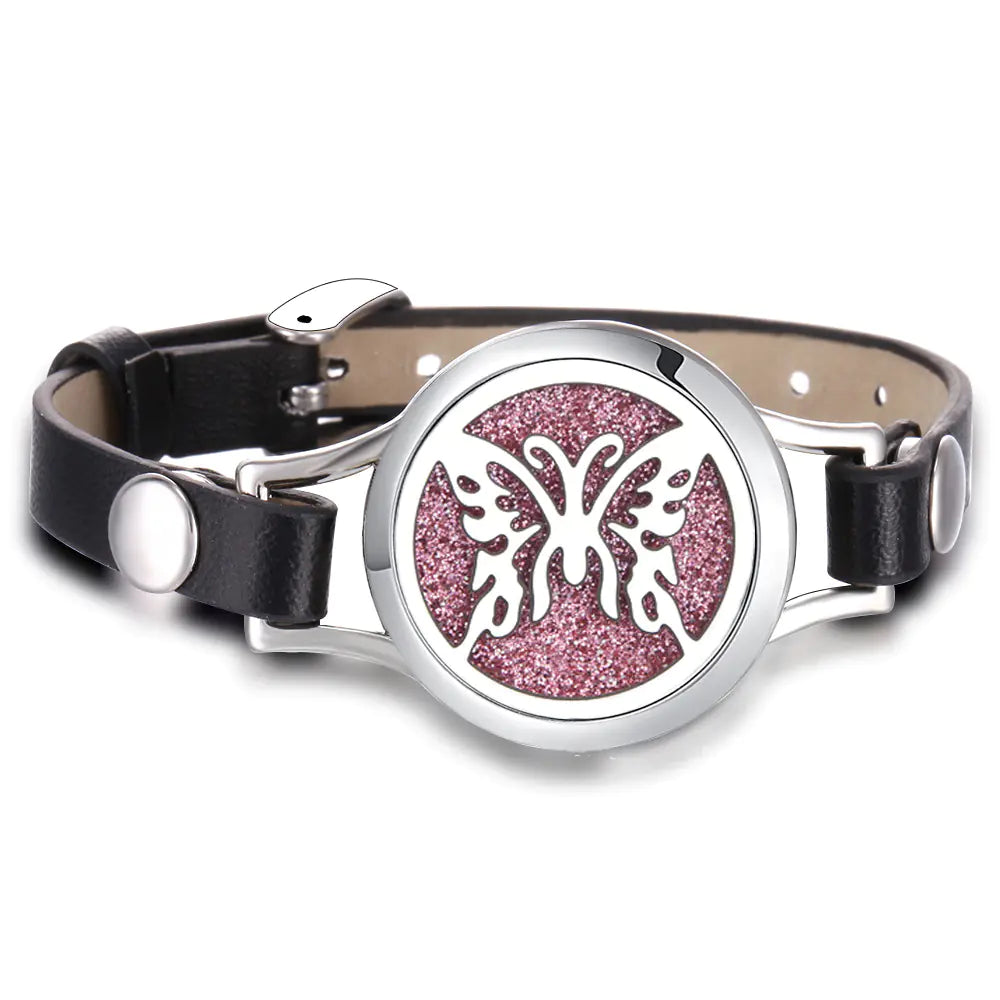Essential Oil Aromatherapy Bracelet with Magnetic Closure