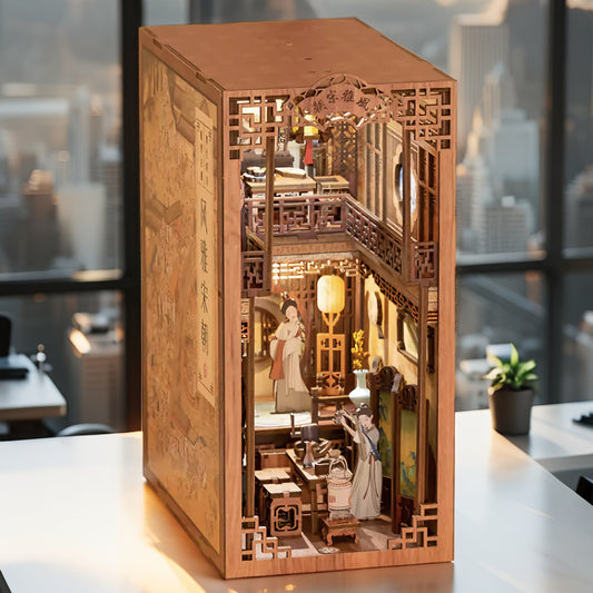 Fengya Song Dynasty DIY Book Nook | Ancient Chinese Miniature Kit