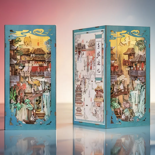 Memories of Dongpo DIY Book Nook | Layered Chinese Art Puzzle