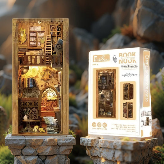 Eternal Bookstore DIY Book Nook | Classic Miniature Library Kit