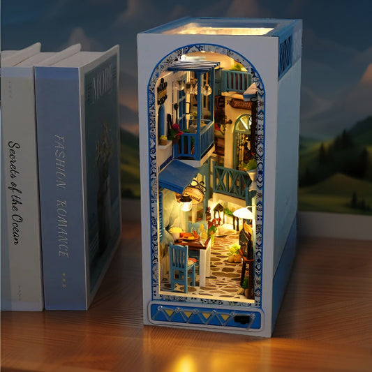 Seabreeze DIY Book Nook | Romantic Seaside Alley Miniature Kit