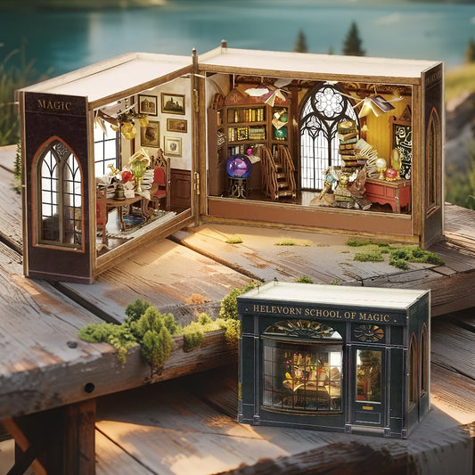 Helevorn School of Magic | Secret Book Box Miniature Kit