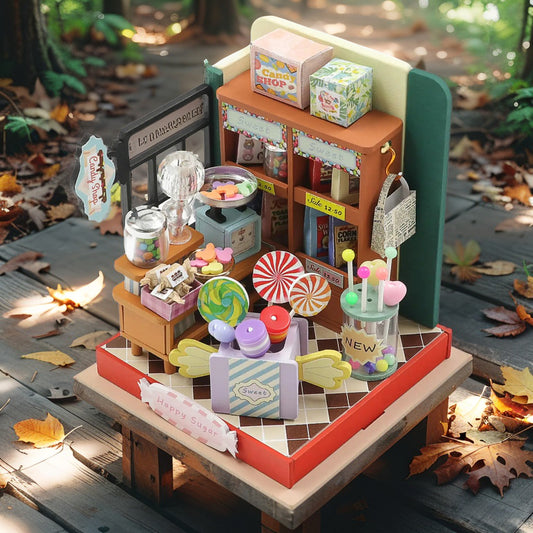 Happy Sugar Candy Shop | DIY Miniature Store Kit