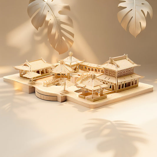 Stamping Hall of Supreme Harmony – 3D Wooden Puzzle Architectural Model (Historic Chinese Landmark)