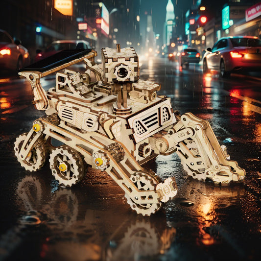 Curiosity Rover – Solar‑Powered 3D Wooden Mechanical Model (Ages 12+, Collectible Mars Explorer)