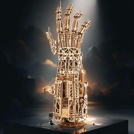 Wood Trick “Cyber Hand” – Wearable 3D Wooden Mechanical Robotic Hand Model (586 Pieces, Fully Articulated)