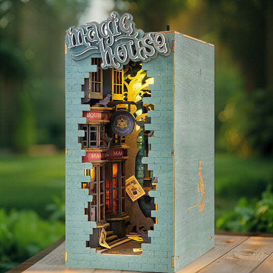 Magic Dark Alley DIY Book Nook | Wizarding World Miniature Kit