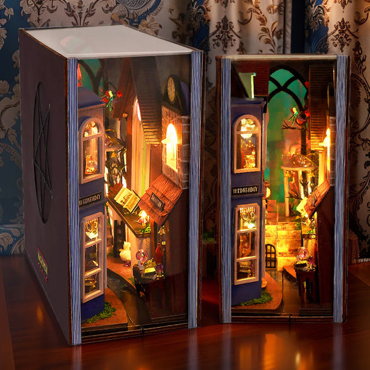 Wednesday's Alley DIY Book Nook | Gothic Magical Academy Kit