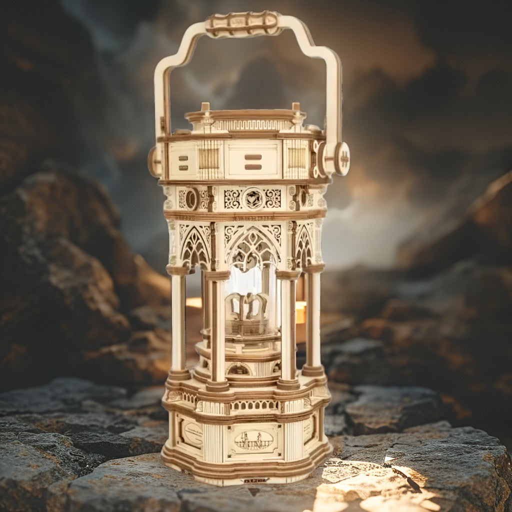 The Royal Lantern DIY Kit | Mechanical Wooden Puzzle & Music Box