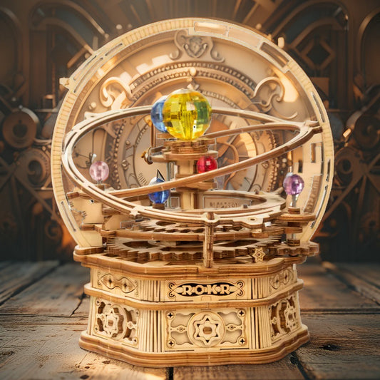 The Starry Night Orrery | DIY Mechanical Solar System & Music Box
