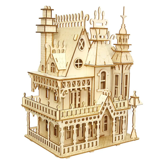 Dream Villa – Luxury 3D Wooden Puzzle Architectural Model (Ages 12+, Statement Display Piece)