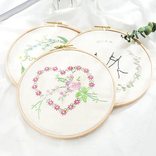 🌸 3D Embroidery Practice DIY Kit – Spring Floral Series (4 Elegant Variants)