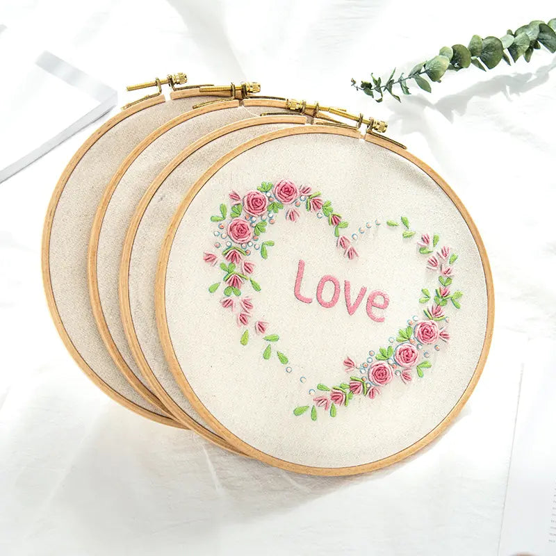 🌸 3D Embroidery Practice DIY Kit – Spring Floral Series (4 Elegant Variants)