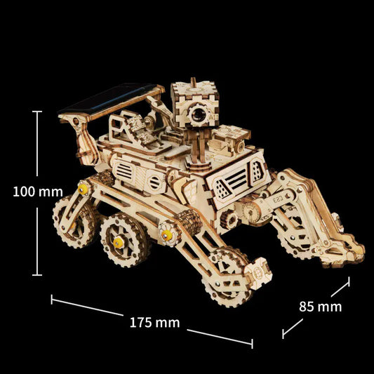 Curiosity Rover – Solar‑Powered 3D Wooden Mechanical Model (Ages 12+, Collectible Mars Explorer)