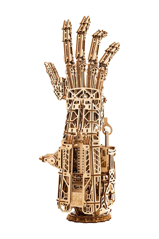 Wood Trick “Cyber Hand” – Wearable 3D Wooden Mechanical Robotic Hand Model (586 Pieces, Fully Articulated)